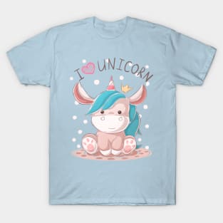 I love Unicorn T-Shirt